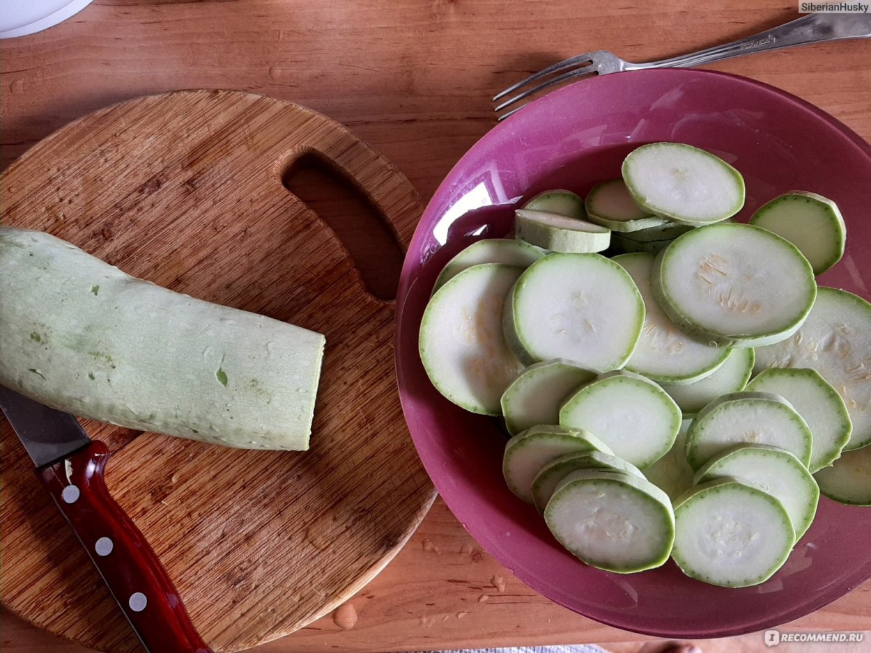 Сырцовый круглый цукини