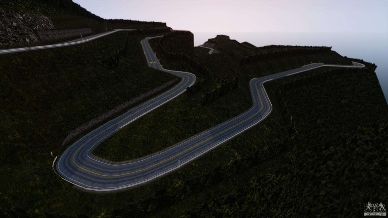 Гора Акина трасса