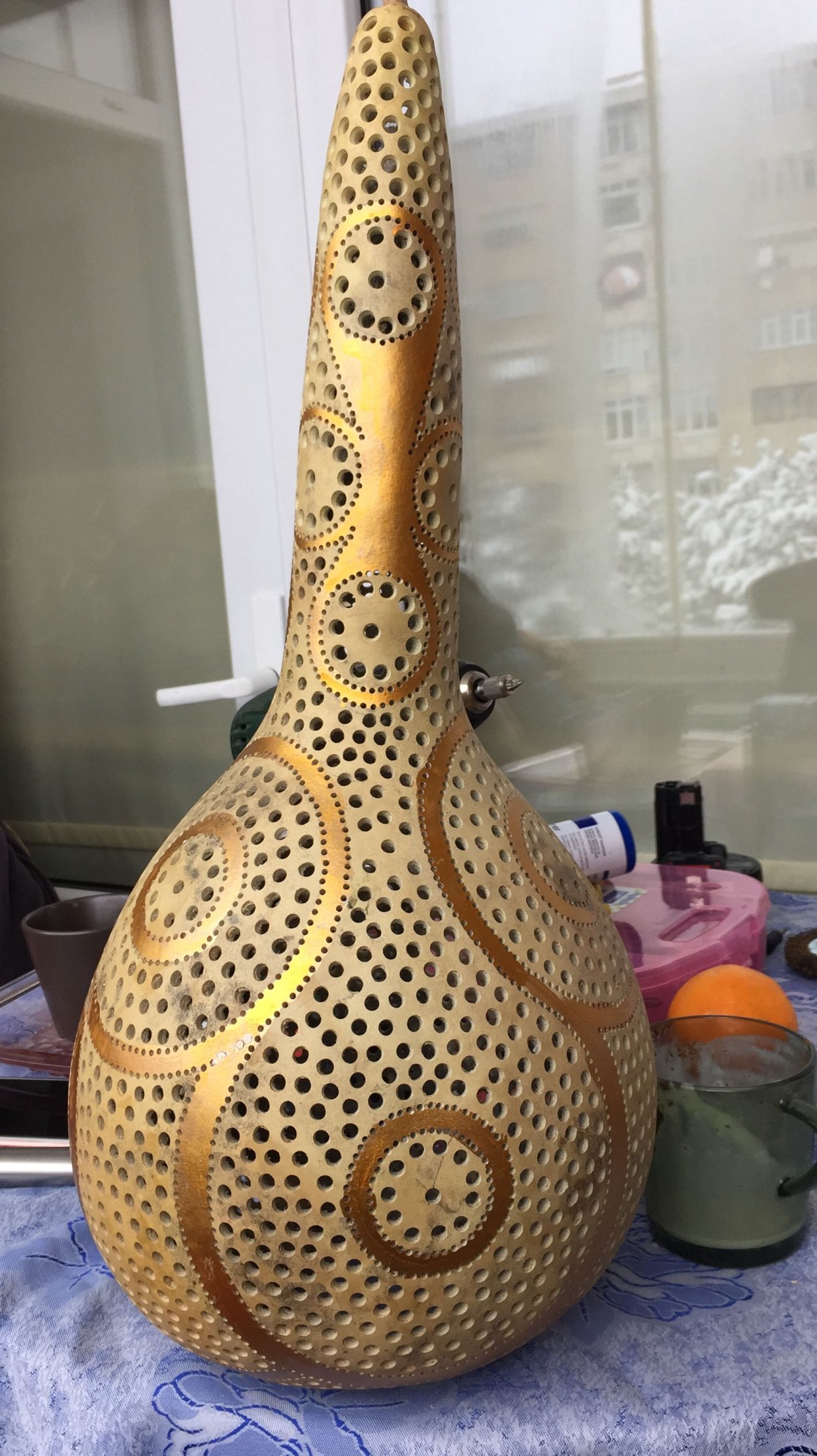 Бутылка из лагенарии