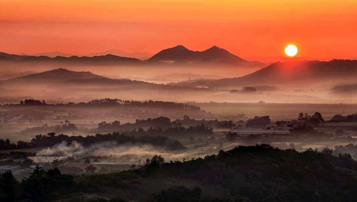 Рассвет в Китае