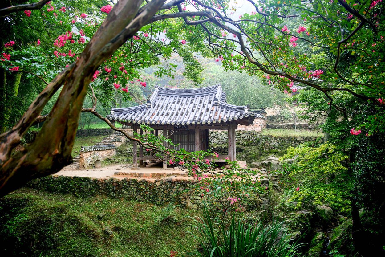 Южная Корея корейский сад