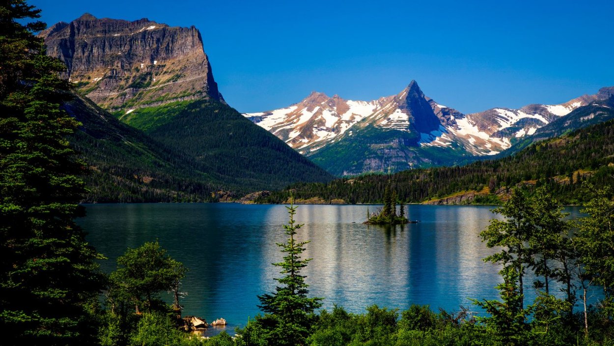 Озеро сент-Мэри, Монтана, США