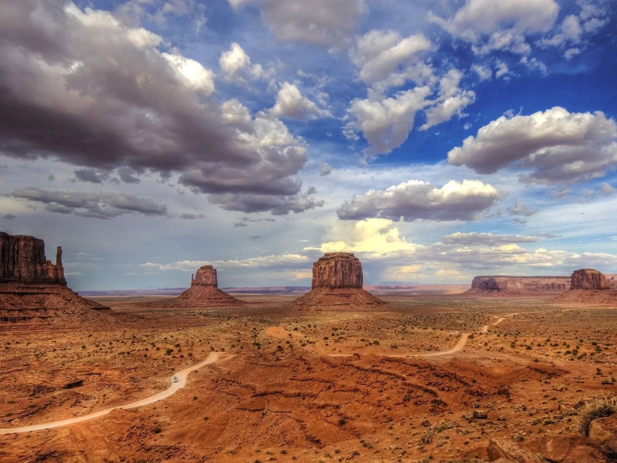 Долина монументов Северная Америка