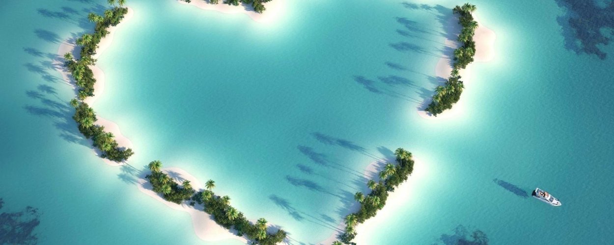 Мальдивы остров сердце