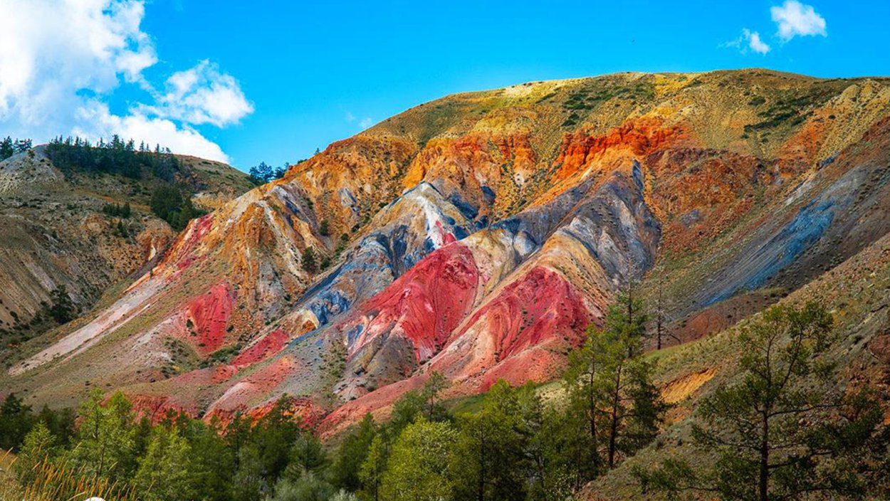 Марсовые горы горный Алтай