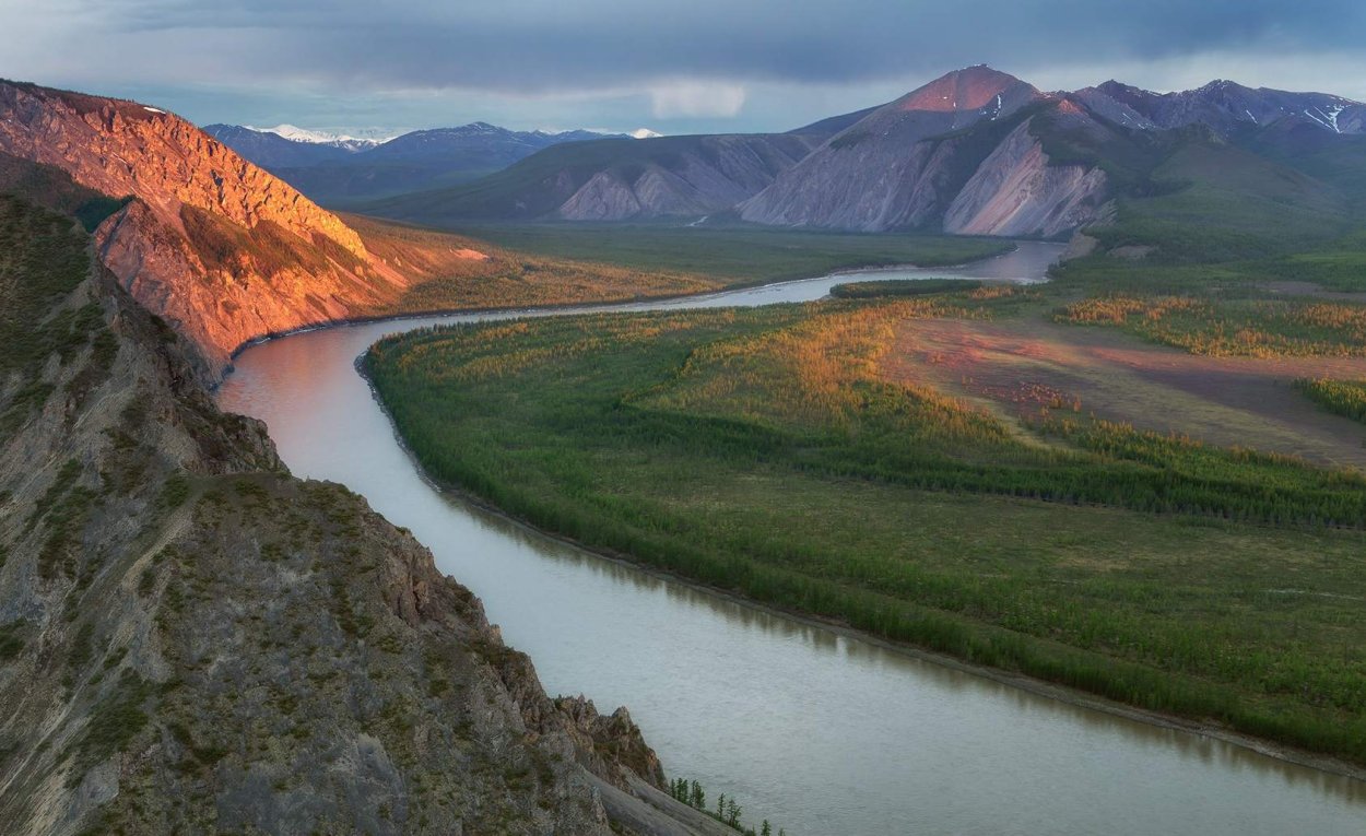 Северо Восточная Сибирь река Индигирка
