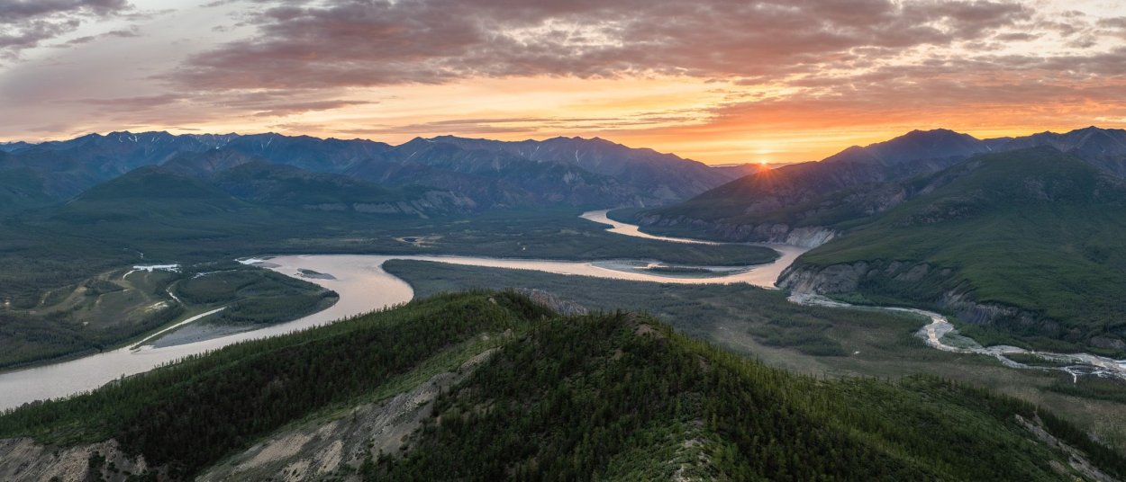 Река силигилин Якутия