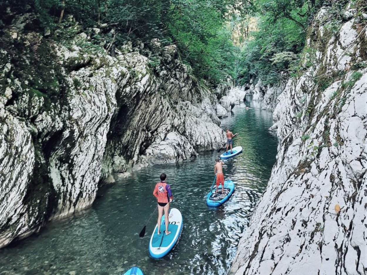 Чертовы ворота каньон Сочи сапы