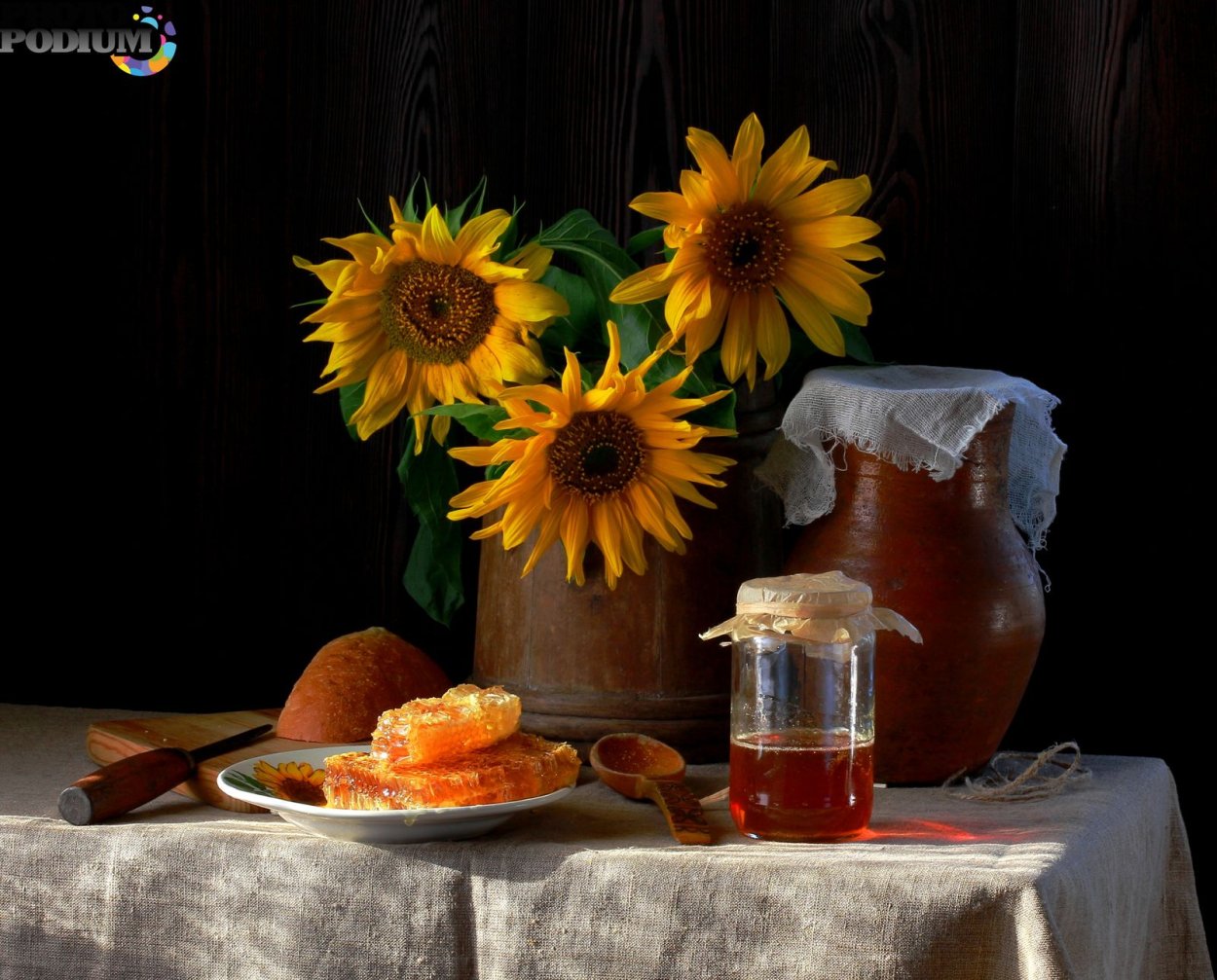 Медовый спас натюрморт