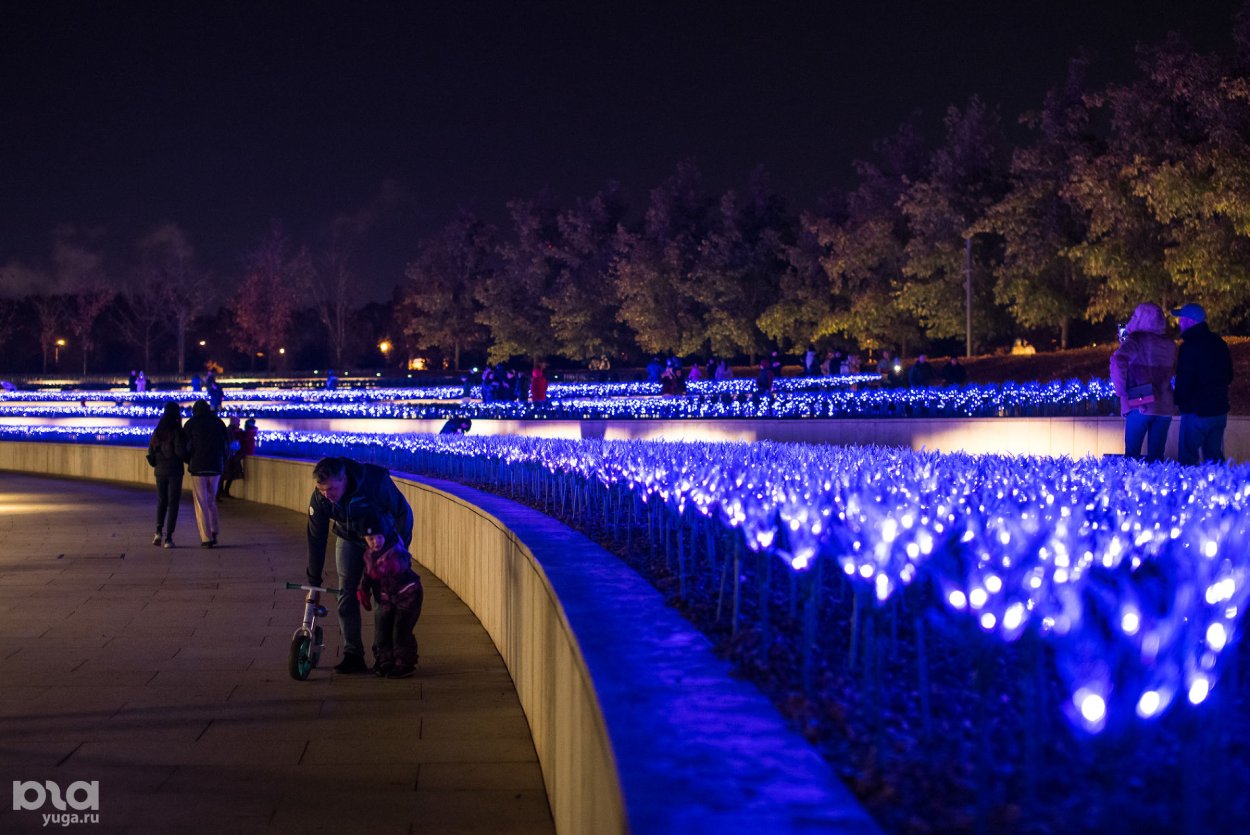 Парк Галицкого в Краснодаре новогодний 2021