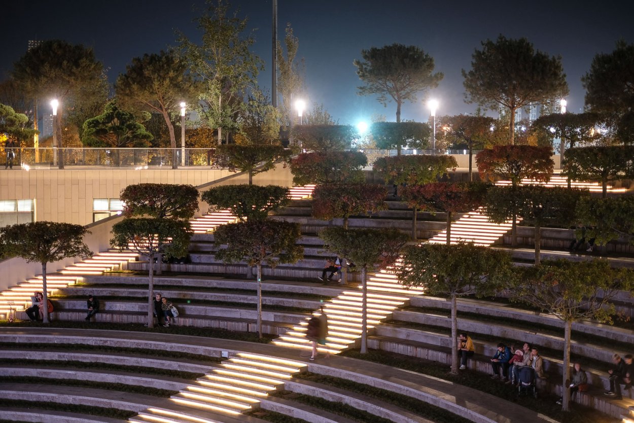 Амфитеатр парк Самарканд