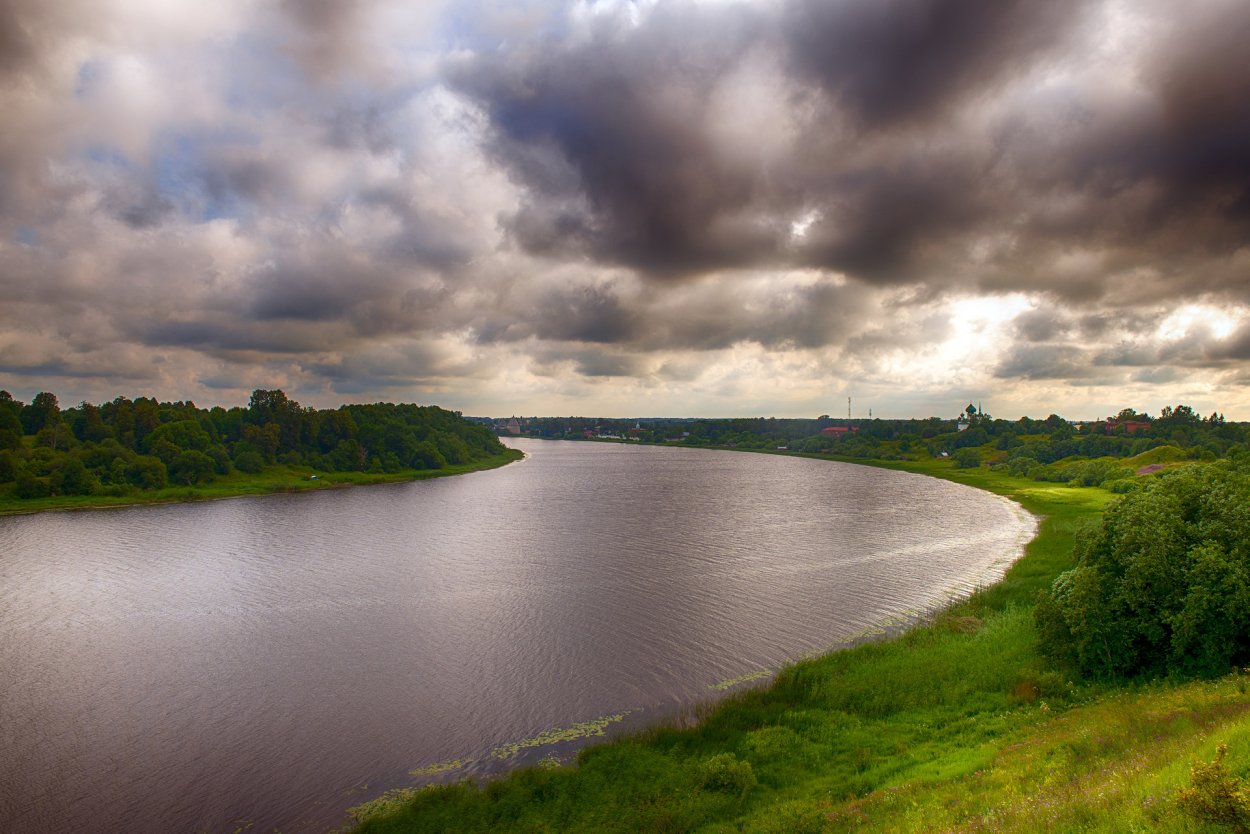 Река Волхов Новгород