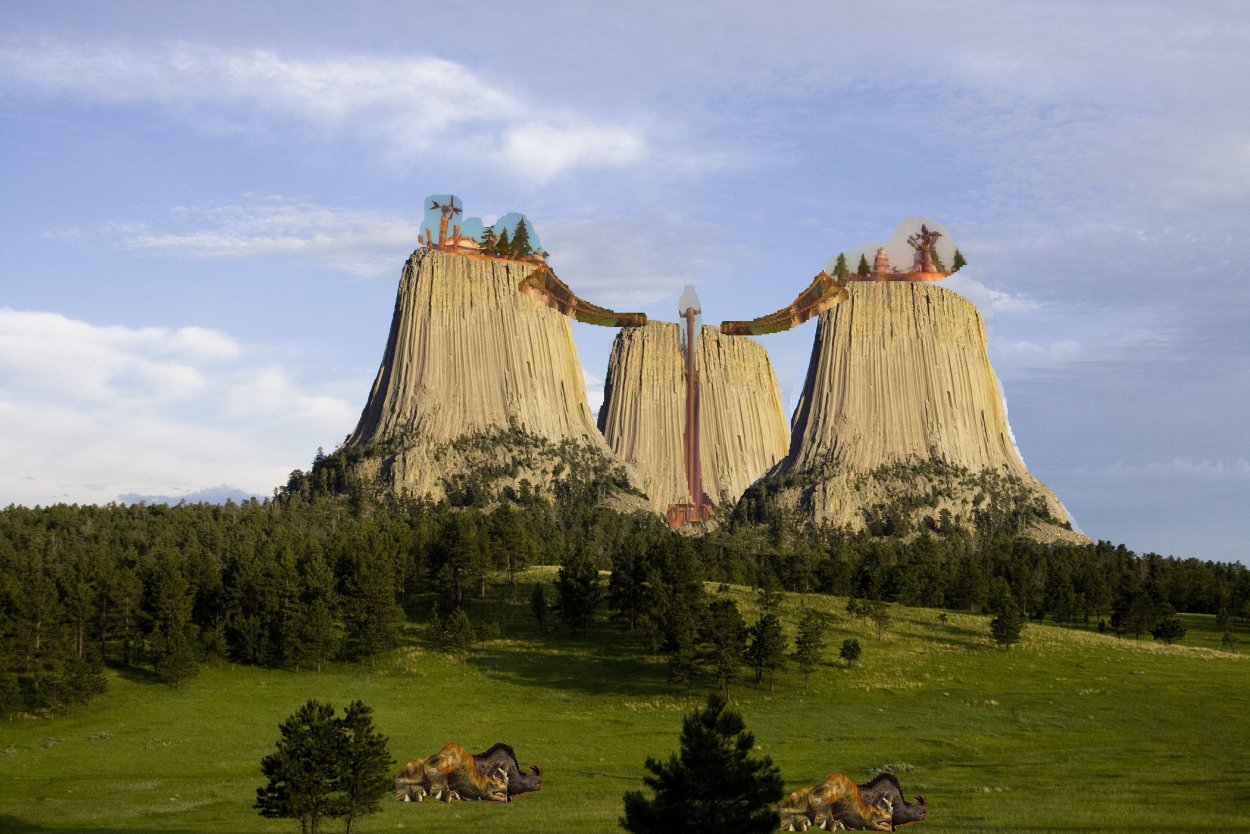Башня дьявола в штате Вайоминг