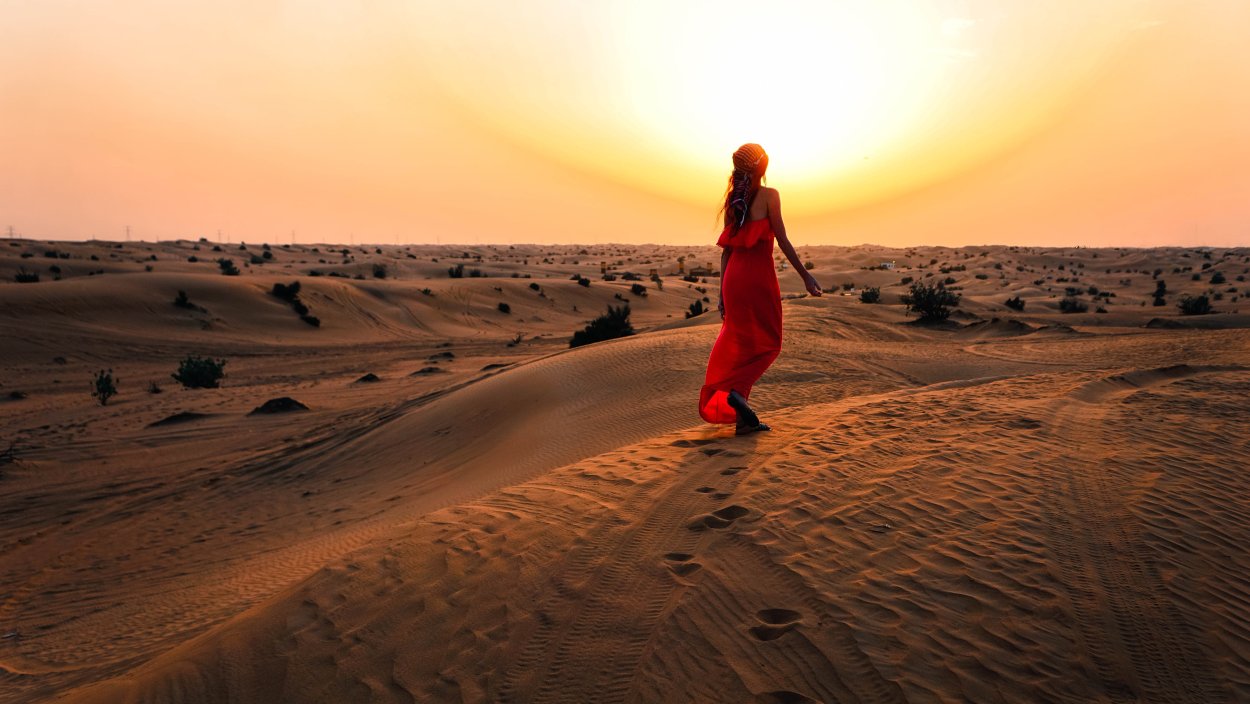 Фотосессия в пустыне