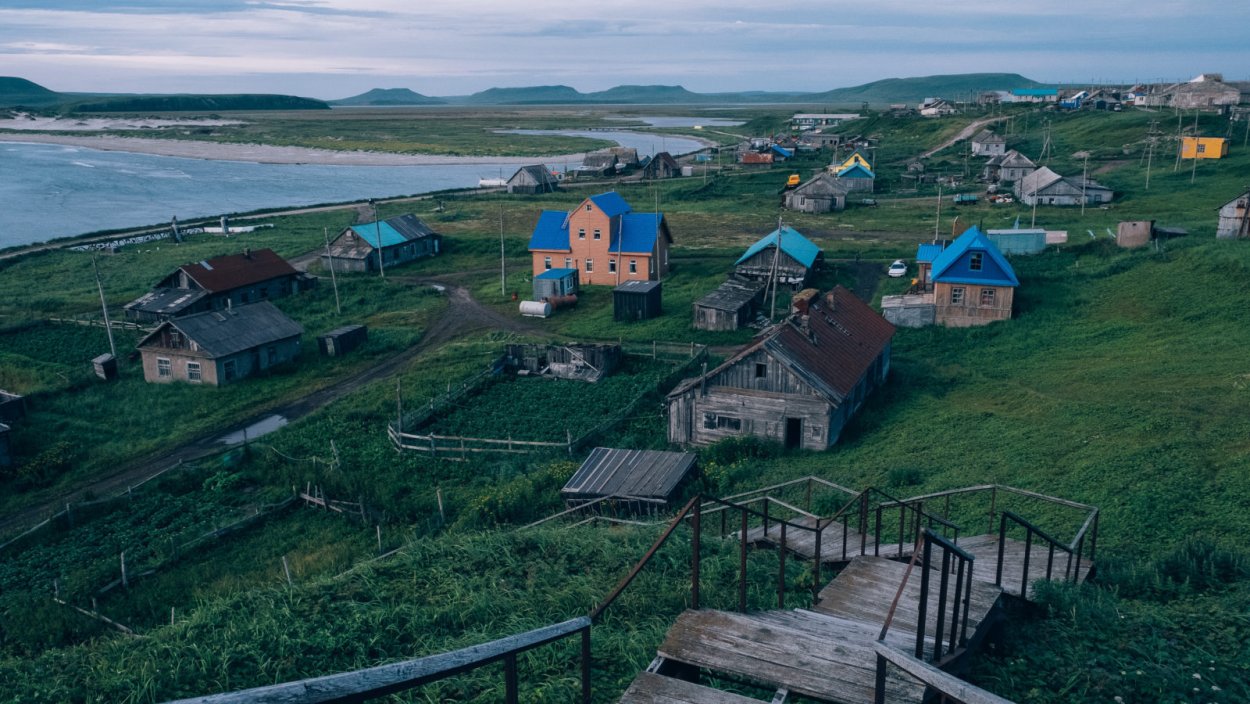 Остров Беринга село Никольское