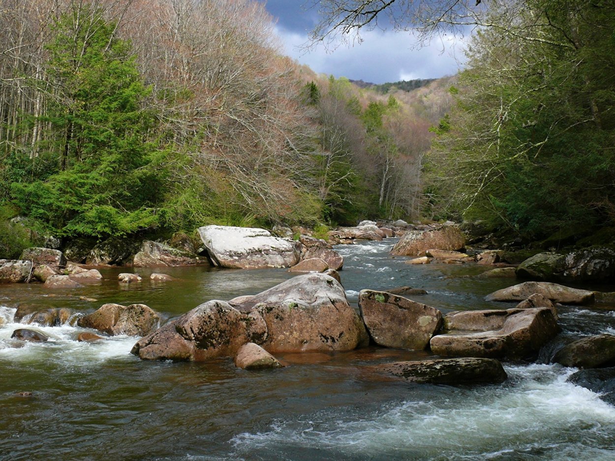 Река Текос горные ручьи