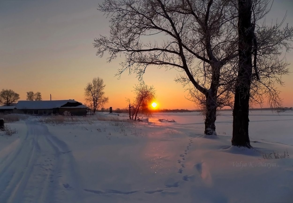 Зимний закат 2022