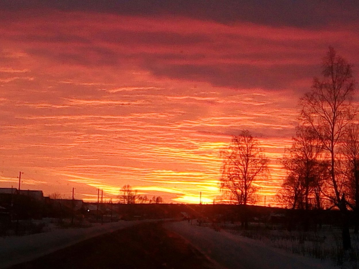 Белебей закат