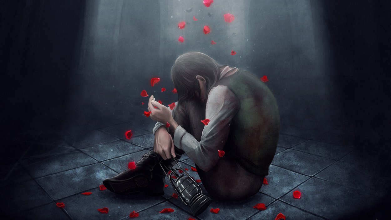 Грустные мужские арты