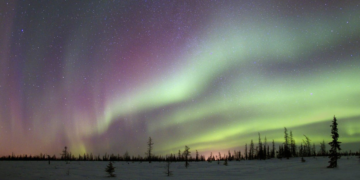 Ненецкий автономный округ Северное сияние