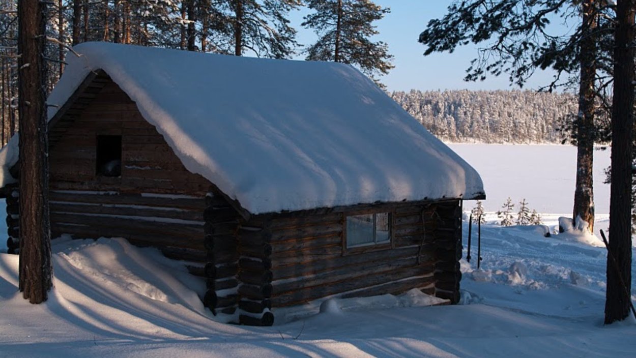 Заимка Тайга избушка Сибирь