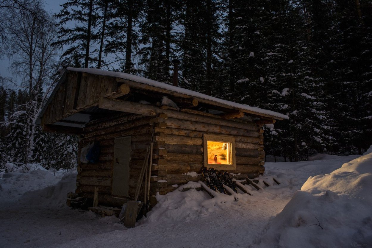 Заимка Тайга избушка Сибирь
