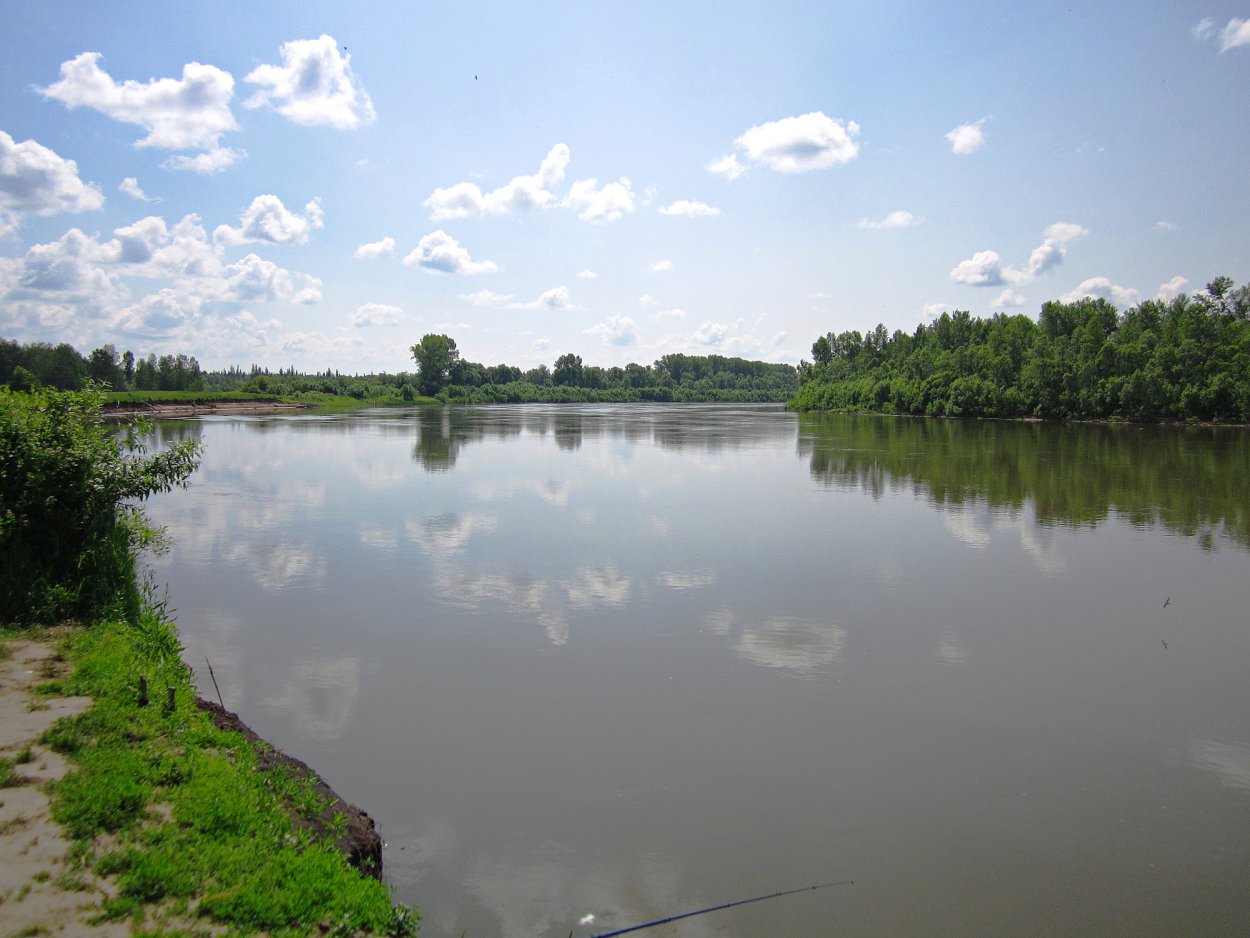 Чулым река в Новобирилюссах