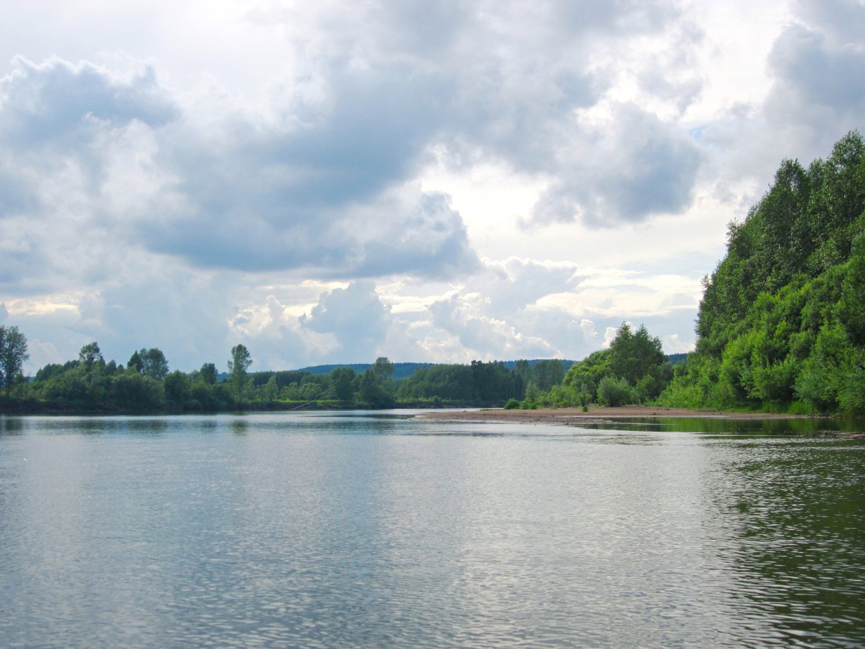 Устье реки Чулым