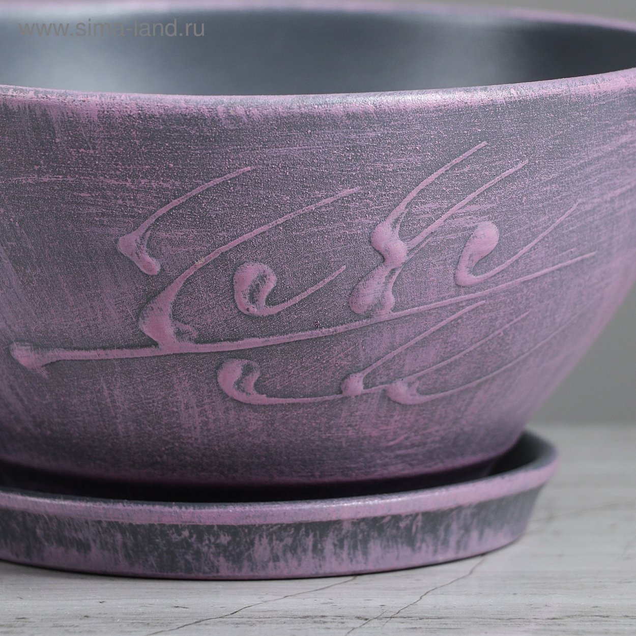 Горшок фиалка 1л