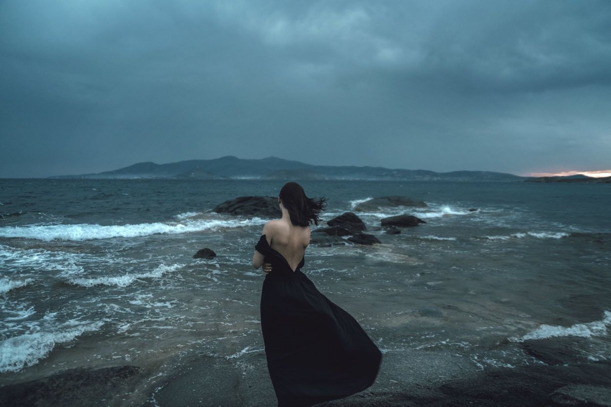 Девочка и море Эстетика