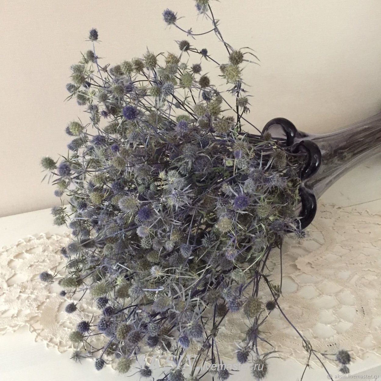 Букеты из сухоцветов с мордовником