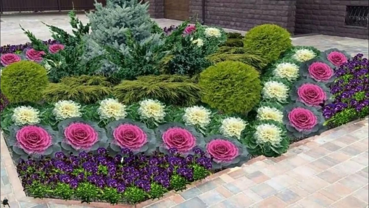 Цветники и клумбы