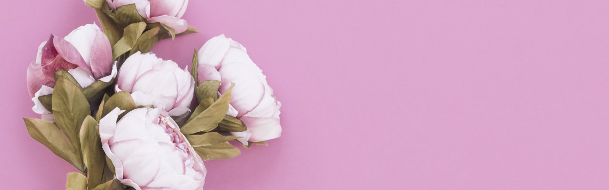 Пионы на бежевом фоне