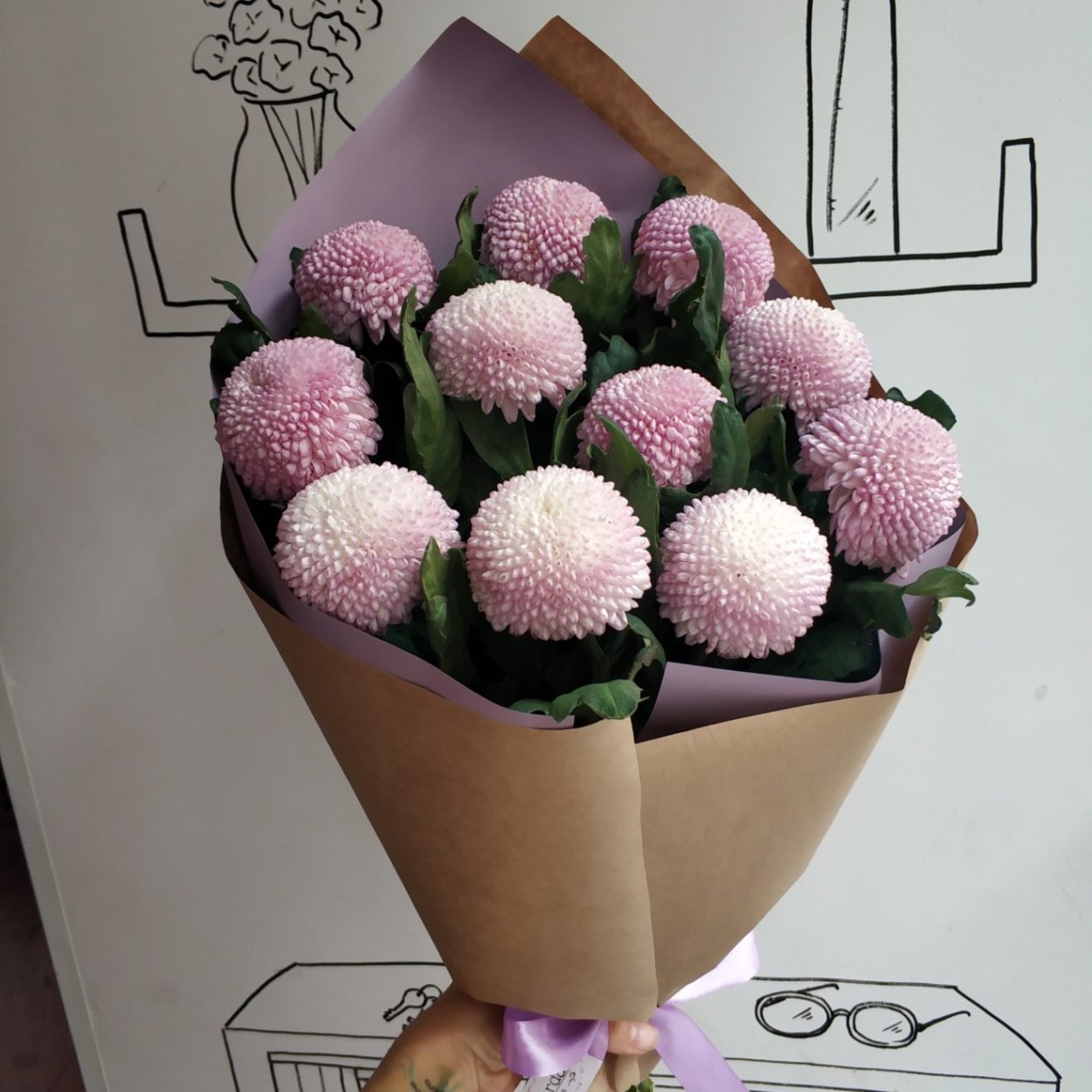 Хризантема одноголовая Момоко