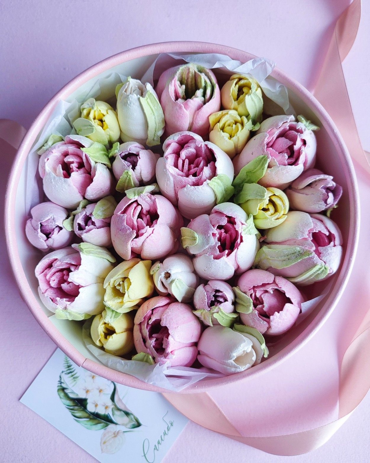 Букет из фигурного маршмеллоу