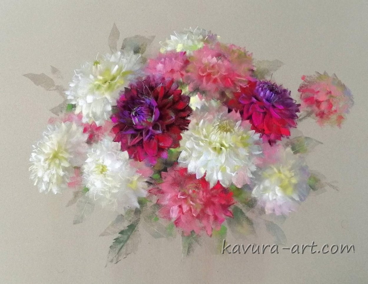 Художник Вера Кавура :: Хризантема"