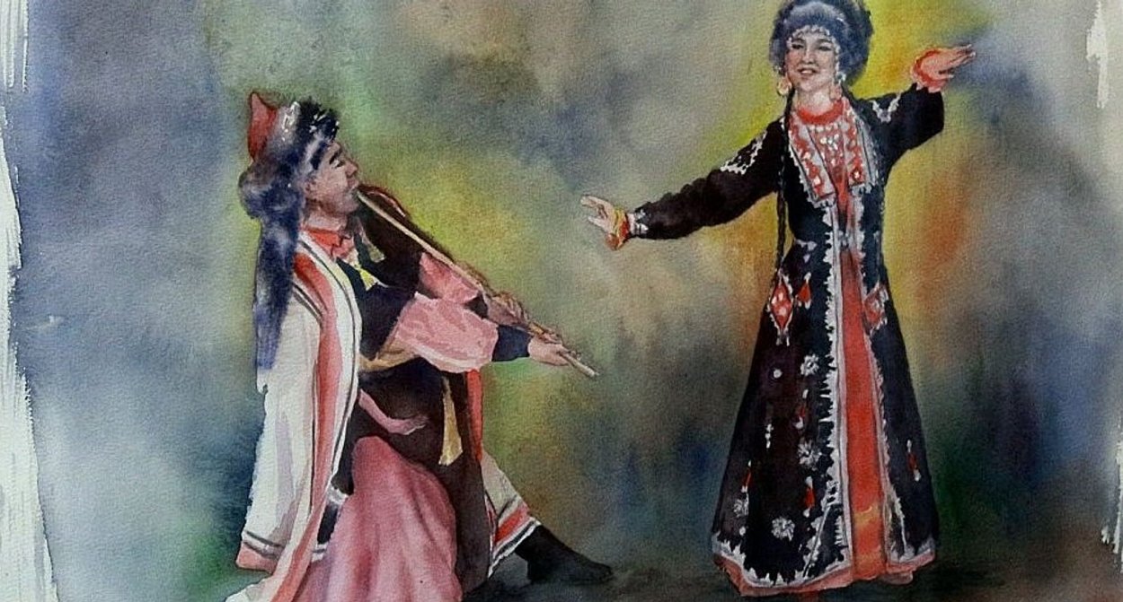 Башкирская художница башкирка