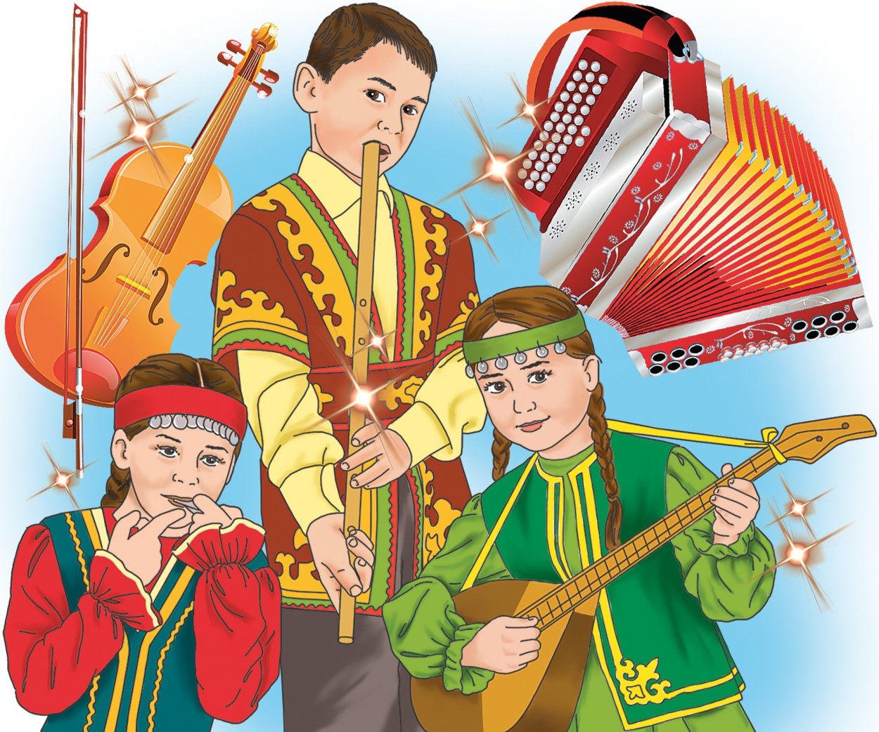 Башкирский национальный инструмент курай