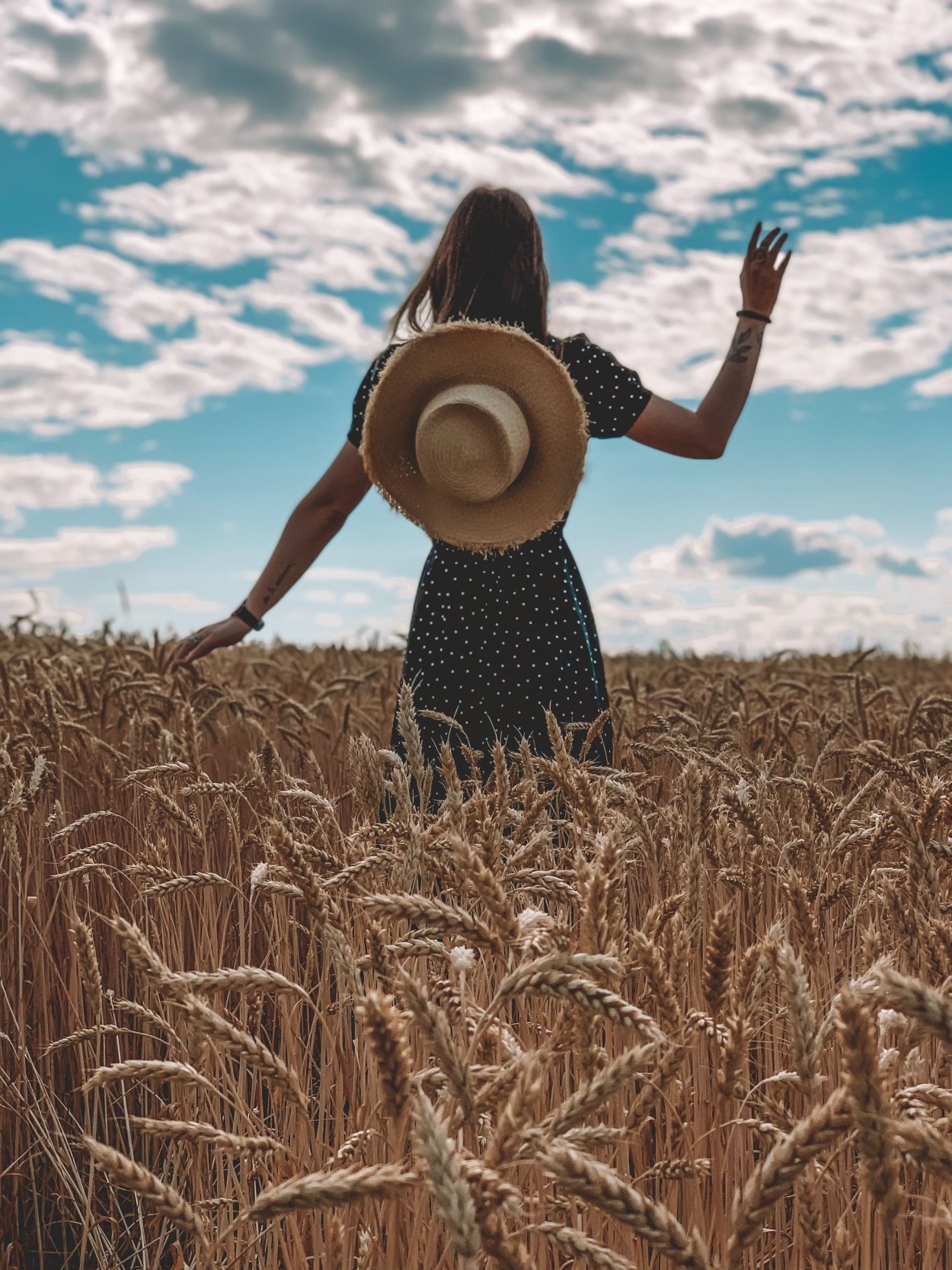 Фотосессия в поле