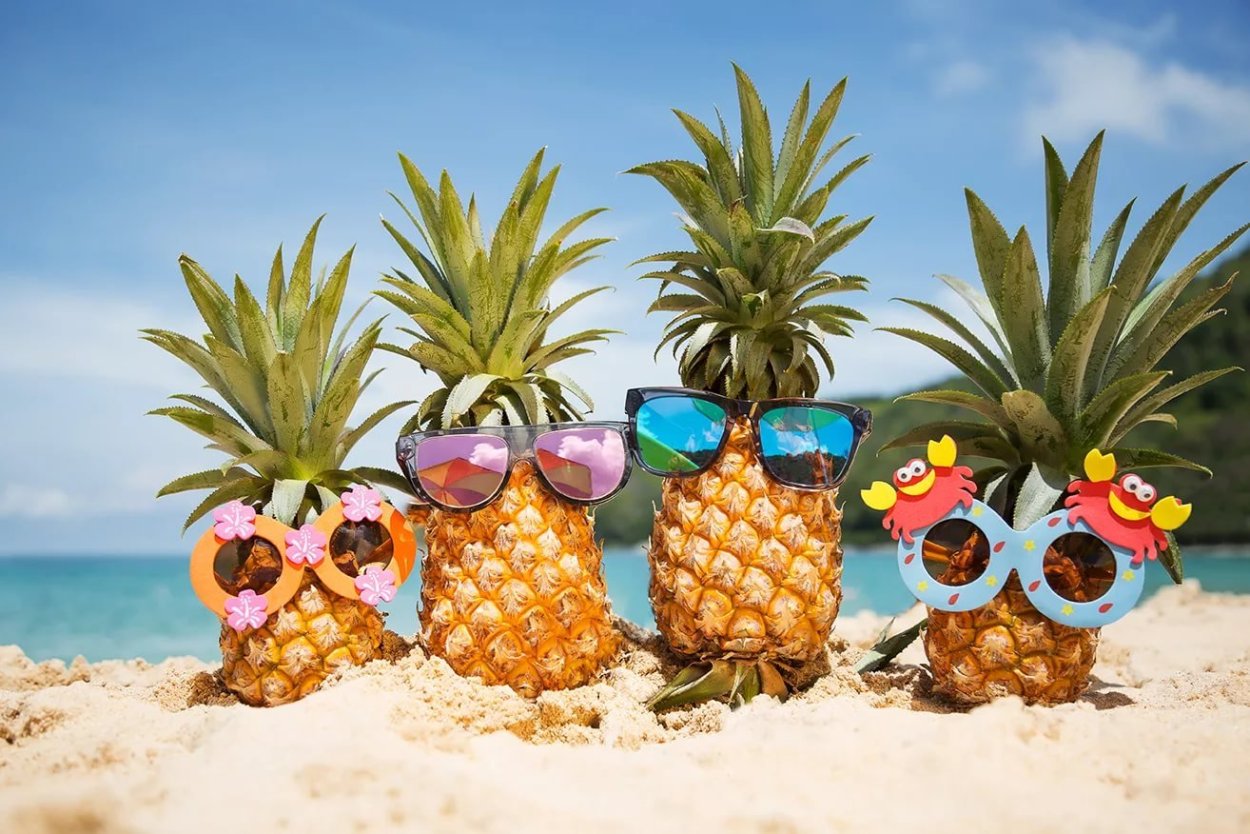 Гавайская вечеринка на пляже