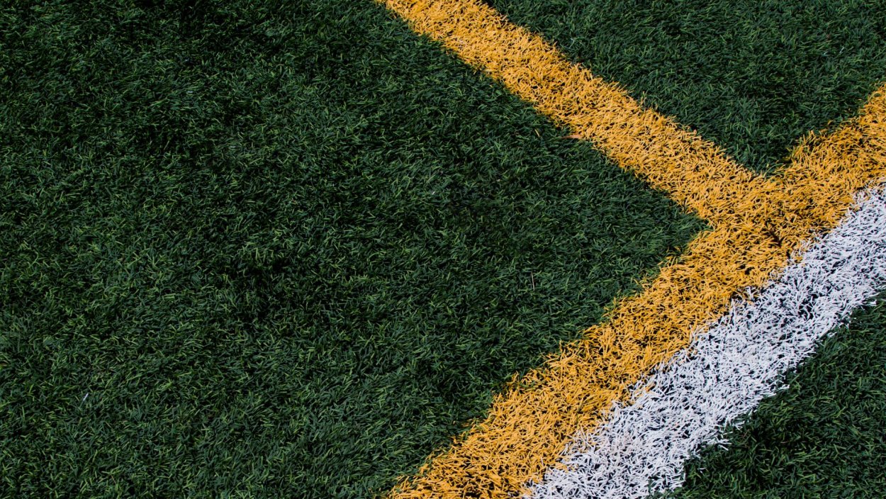 Футбольный газон вид сверху