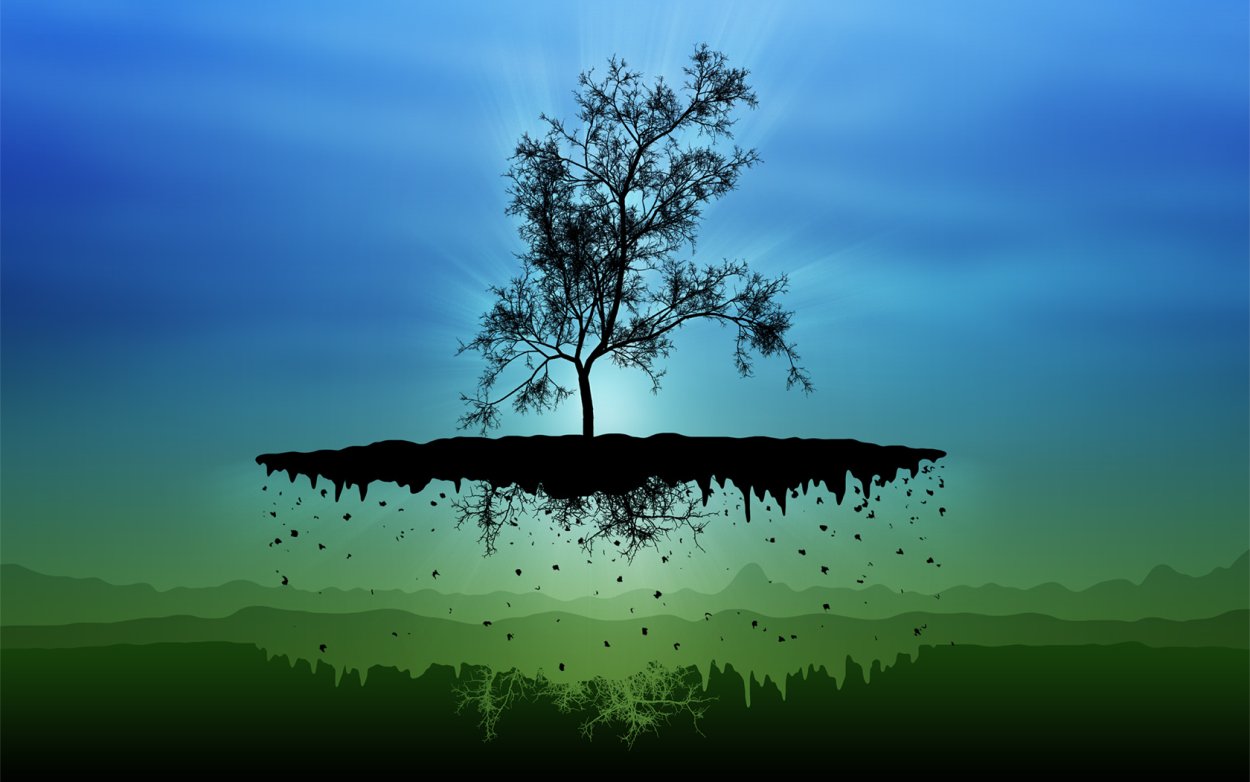 Темный Минимализм в природе