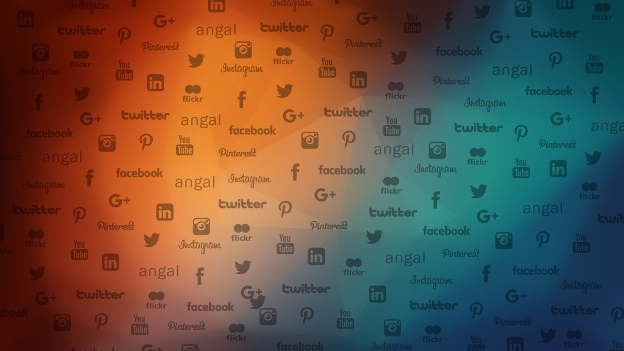 Фон для презентации социальные сети