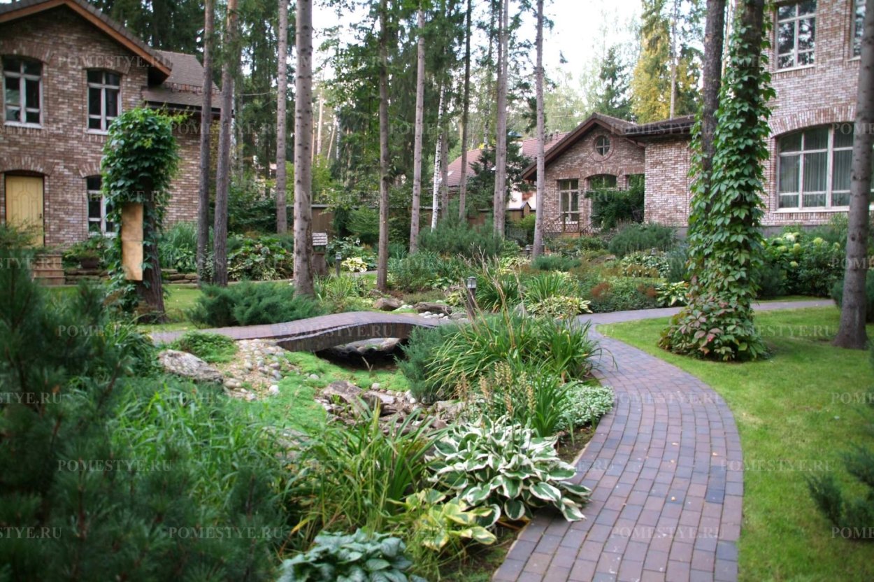 Ландшафтный стиль русская усадьба