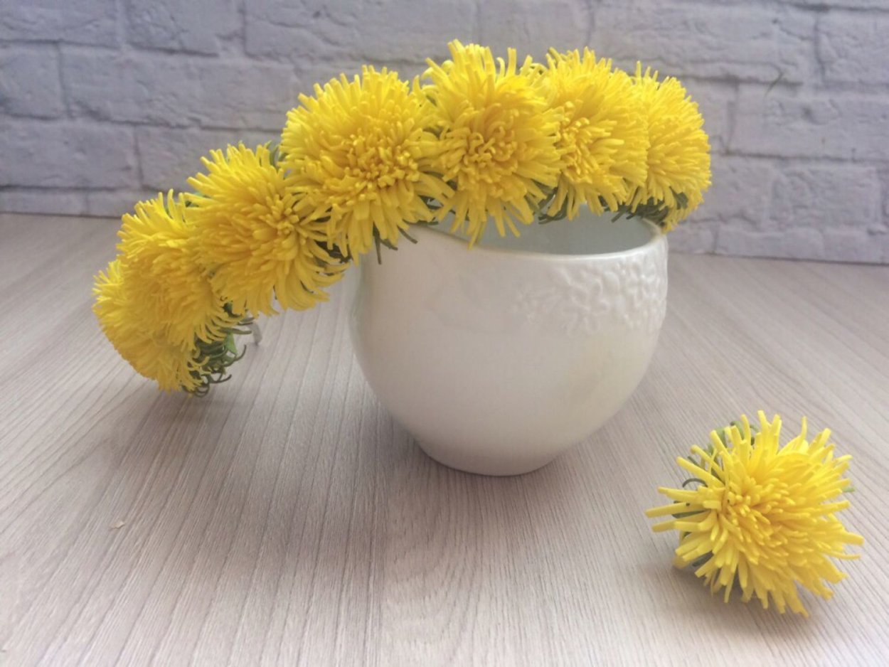 Одуванчик из фоамирана