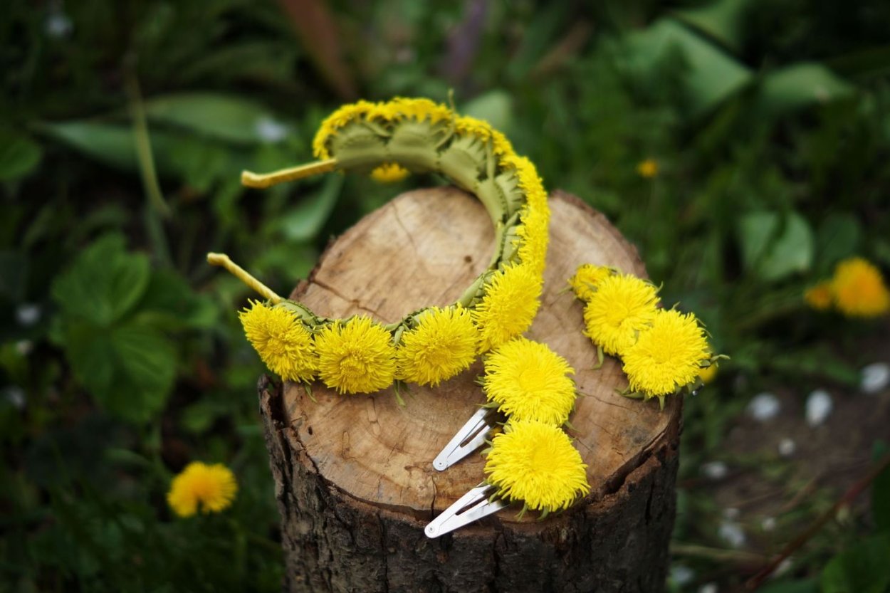 Одуванчик из фоамирана