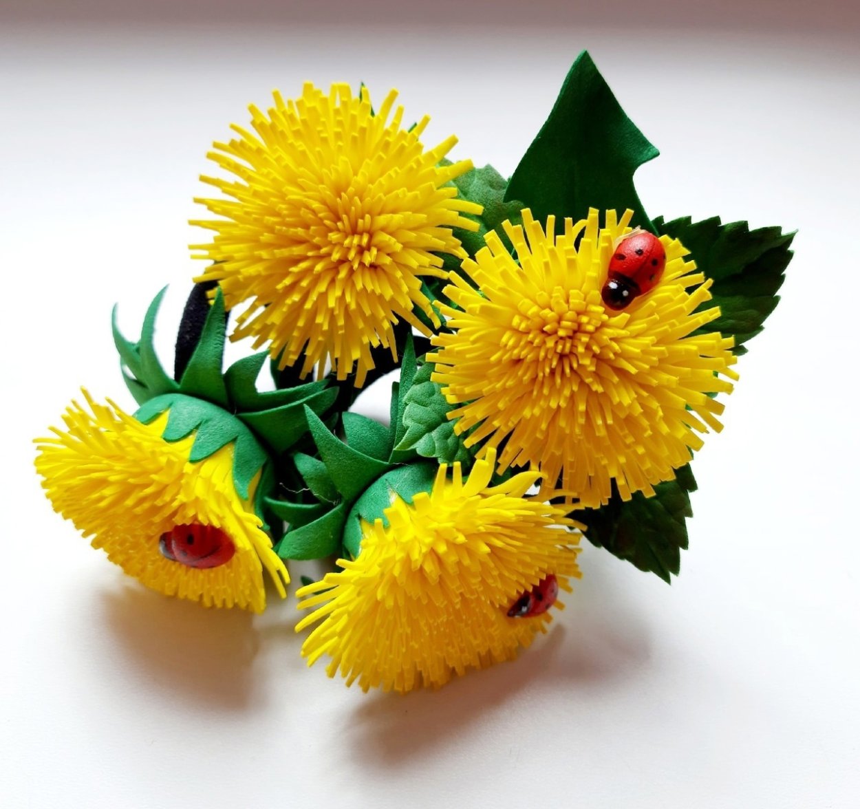 Одуванчик из фоамирана