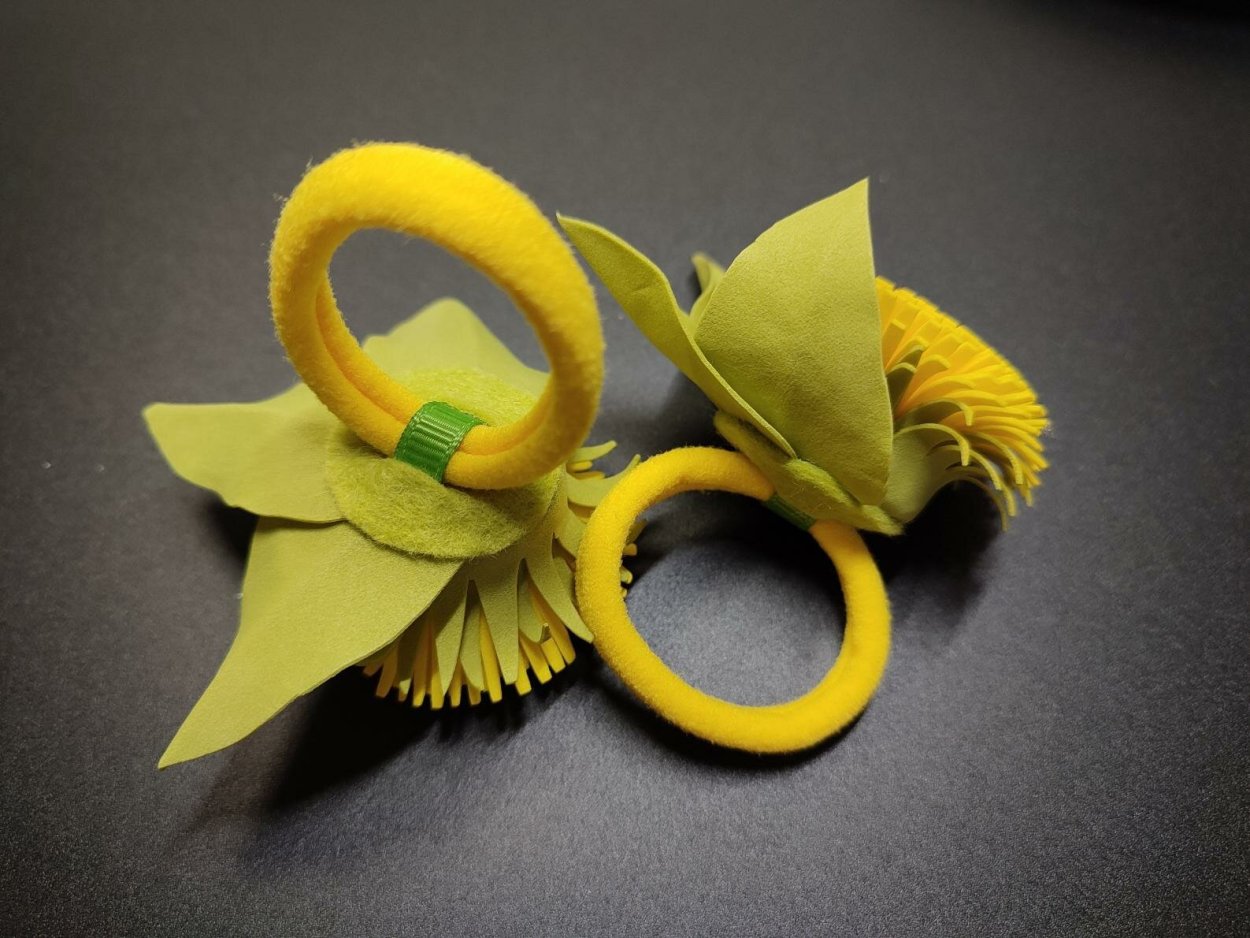 Одуванчик из фоамирана