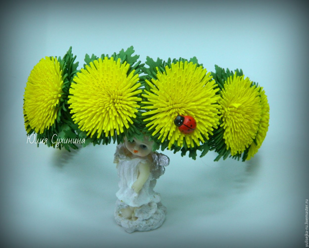 Букет одуванчиков из фоамирана