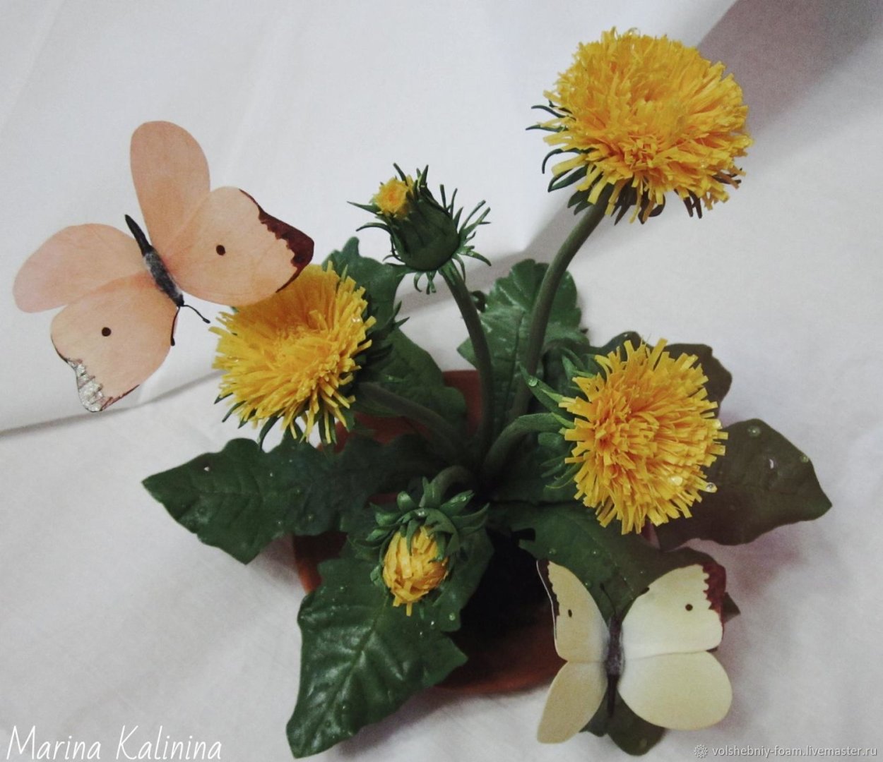 Одуванчик фоамиран